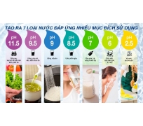 Máy lọc nước điện giải ion kiềm Kangen LeveLuk K8 8 tấm điện cực