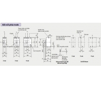 MCCB Mitsubishi NF63-CV 2P 50A 7.5kA Việt trung Đức