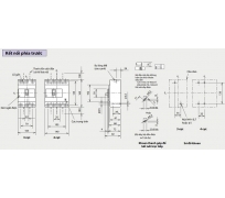 MCCB Mitsubishi NF250-CV 3P 150A 25kA Việt Trung Đức
