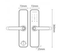Khóa cửa vân tay Kassler KL-696 Gold App TTlock, Remote – chống nước