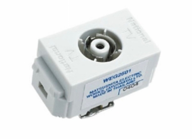 Nâng Tầm Không Gian Sống Với Ổ Cắm Anten Tivi Panasonic WEV2501SW Wide