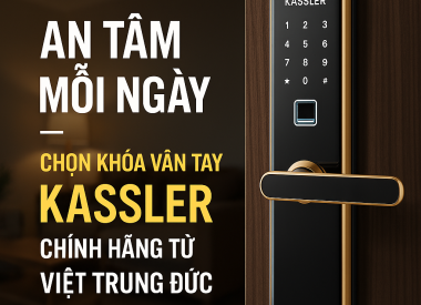 An Tâm Mỗi Ngày – Chọn Khóa Vân Tay Kassler Chính Hãng Từ Việt Trung Đức