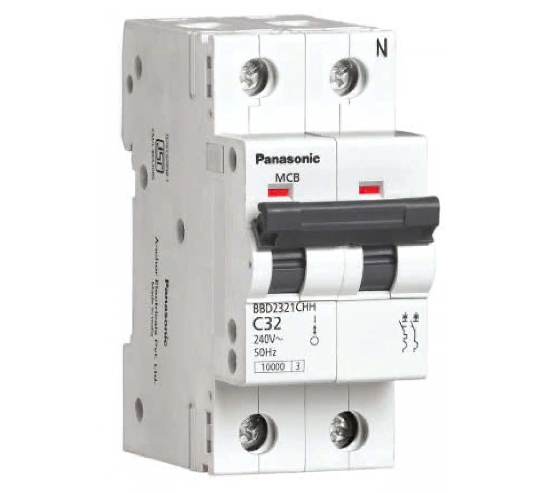 Aptomat MCB 2P 50A, 63A 10kA Panasonic