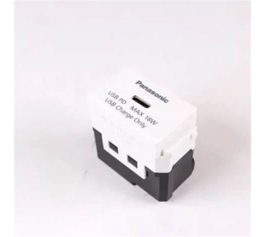 Ổ cắm sạc USB Type C 18W WEF412417MYH-VN Việt Trung Đức