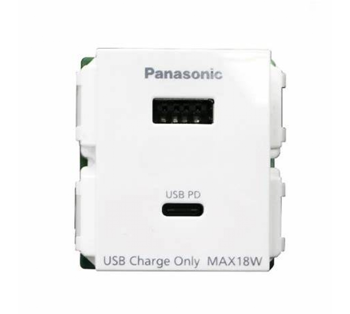 Ổ cắm USB 2 cổng Type A-C WEF14821MYZ-VN Việt Trung Đức