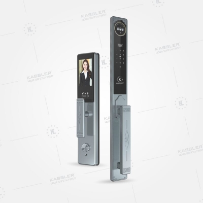 Khoá vân tay Kassler KL-968 CNC Blue Grey Face ID, App Tuya
