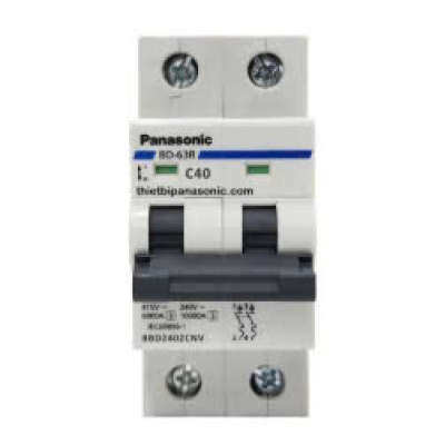 MCB Panasonic BBD2402CNV 40A 6kA 2P